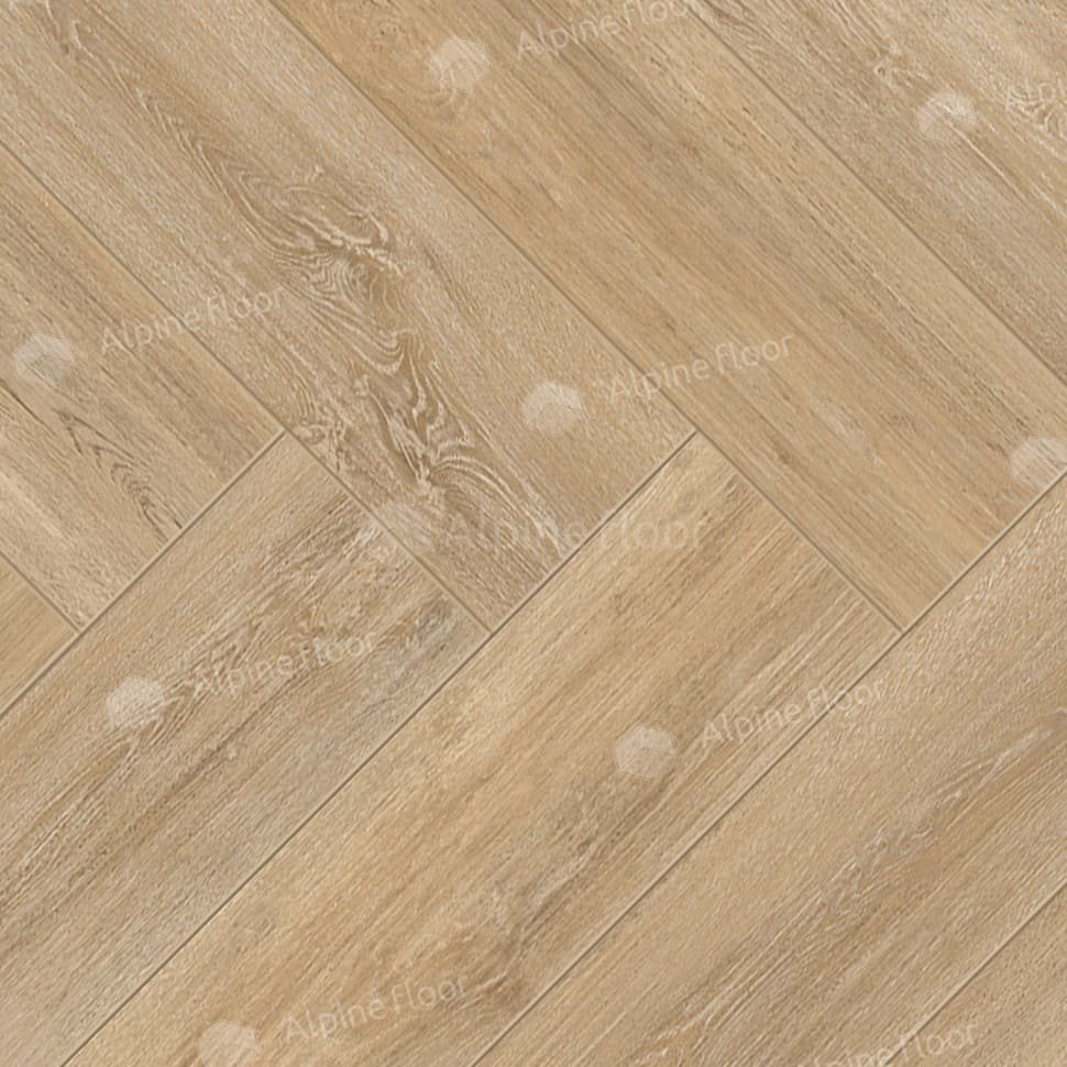 Ламинат "Alpine Floor" Herringbone Дуб Фландрия (606*101*8 мм) — купить в Курске
