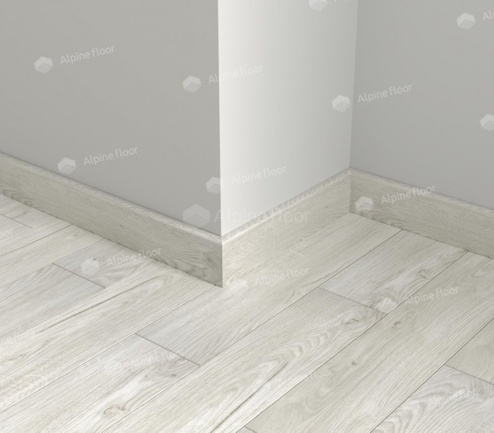 Напольный плинтус Parquet Light Снежный SK 13-11 (2200*12,5*80 мм) — купить в Курске