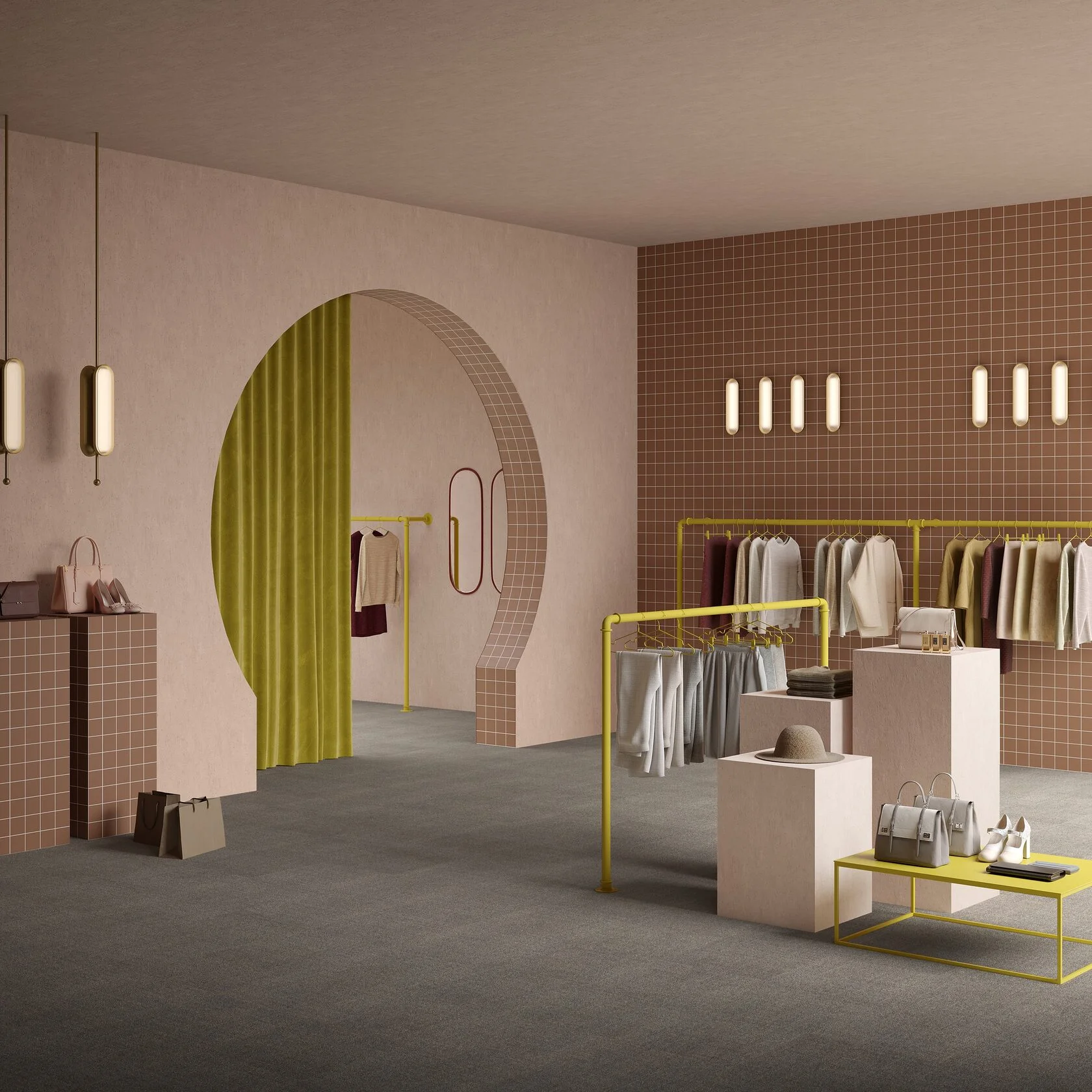 Ковровая плитка Mantra Tile 89 (500*500*6 мм) — купить в Курске