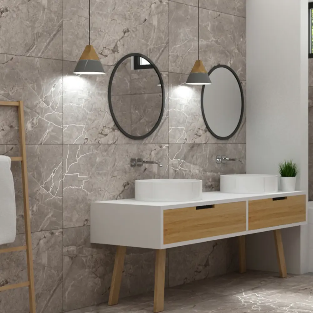 Керамогранит "Sonex" Harmony taupe карвинг 60x120см цвет коричневый с прожилками — купить в Курске