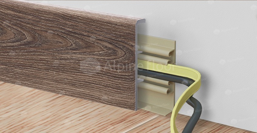 Напольный плинтус Rico Concept 80 Дуб фисташковый (2200*20*80 мм) — купить в Курске