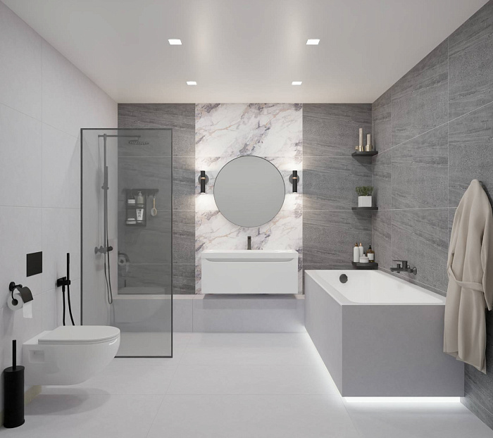 Керамогранит "Wan Sheng" Butterfly 600x1200 (1200*600 мм) Серый — купить в Курске