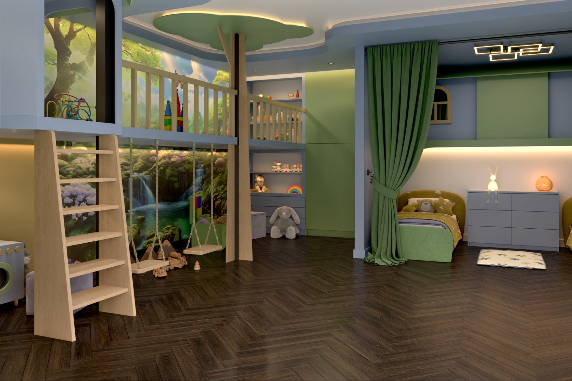 Инженерный паркет «Damy Floor» Каштановый (укладка елочкой) — купить в Курске